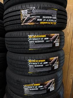 185/65/15 Blackhawk brand new