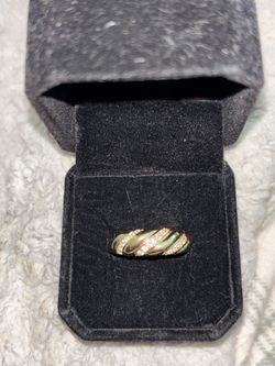 14 karat gold plated cubic zirconia