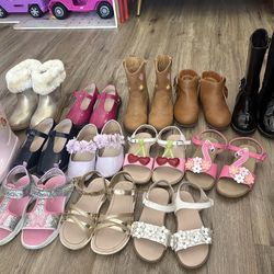 Girls' shoes, size 10