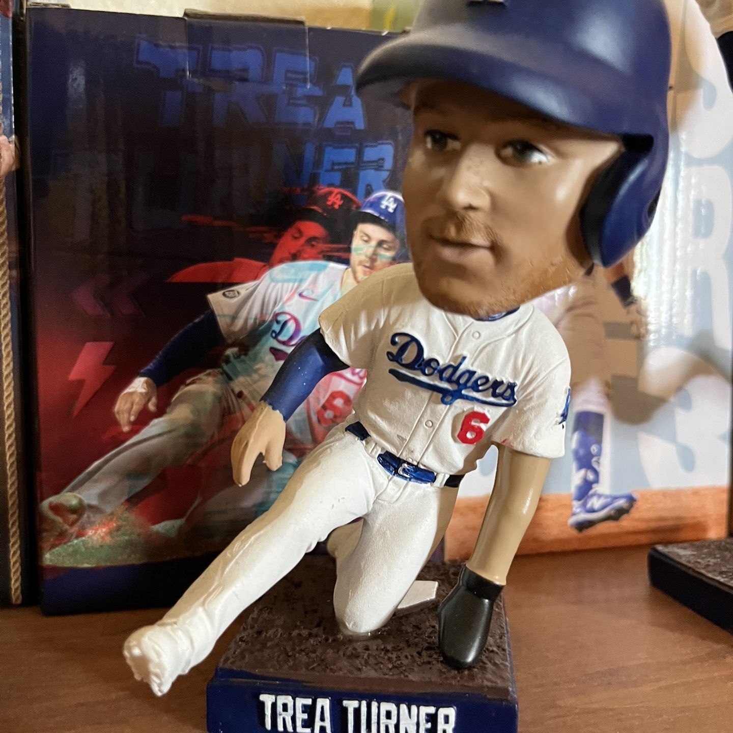 Trea Turner LA Dodgers Bobble Head. 2022 Season Los Angeles 