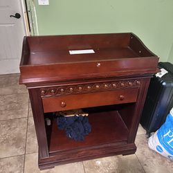 Wooden Changing Table 