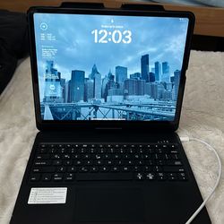 FREE Used iPad 12.9 inch keyboard and case with trackpad