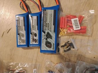 HK 500 GT helicopter kinetic 800 air glider with parts and accessories