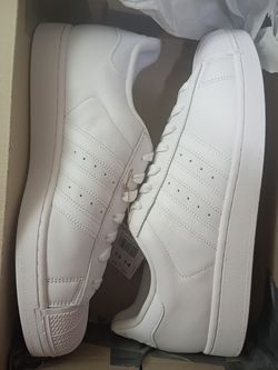 All white Adidas