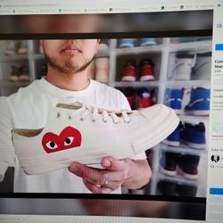 Converse Chuck Taylor Comme Des Garcons Womens Size 7 Mens 5