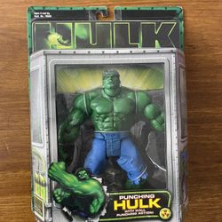 Hulk Figure Wall Punching Action 2003 Toy Biz, Brand New