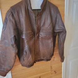 Brown Leather Jacket 