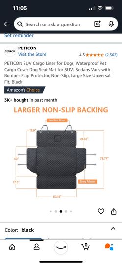 Cargo Liner (car Seat Covers) 