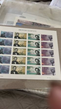 Stamps American scientist