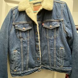 Levi’s Denim Sherpa Jacket 