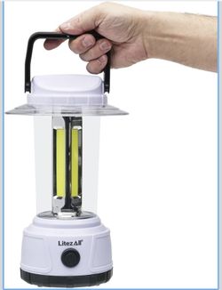 Litezall 3500 Lumen Rechargeable Lantern with Power Bank