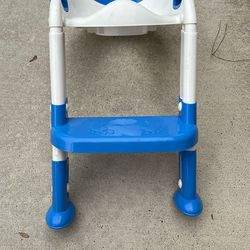 Potty Training Seat, SKYROKU Potty Training Toilet with Step Stool Ladder, for Kids Boys Girls Toddlers - Comfortable Safe Potty Seat with Anti-Slip P