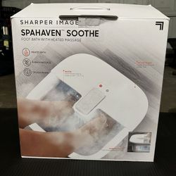 Sharper Image Spahaven Sooth Foot Bath Massager