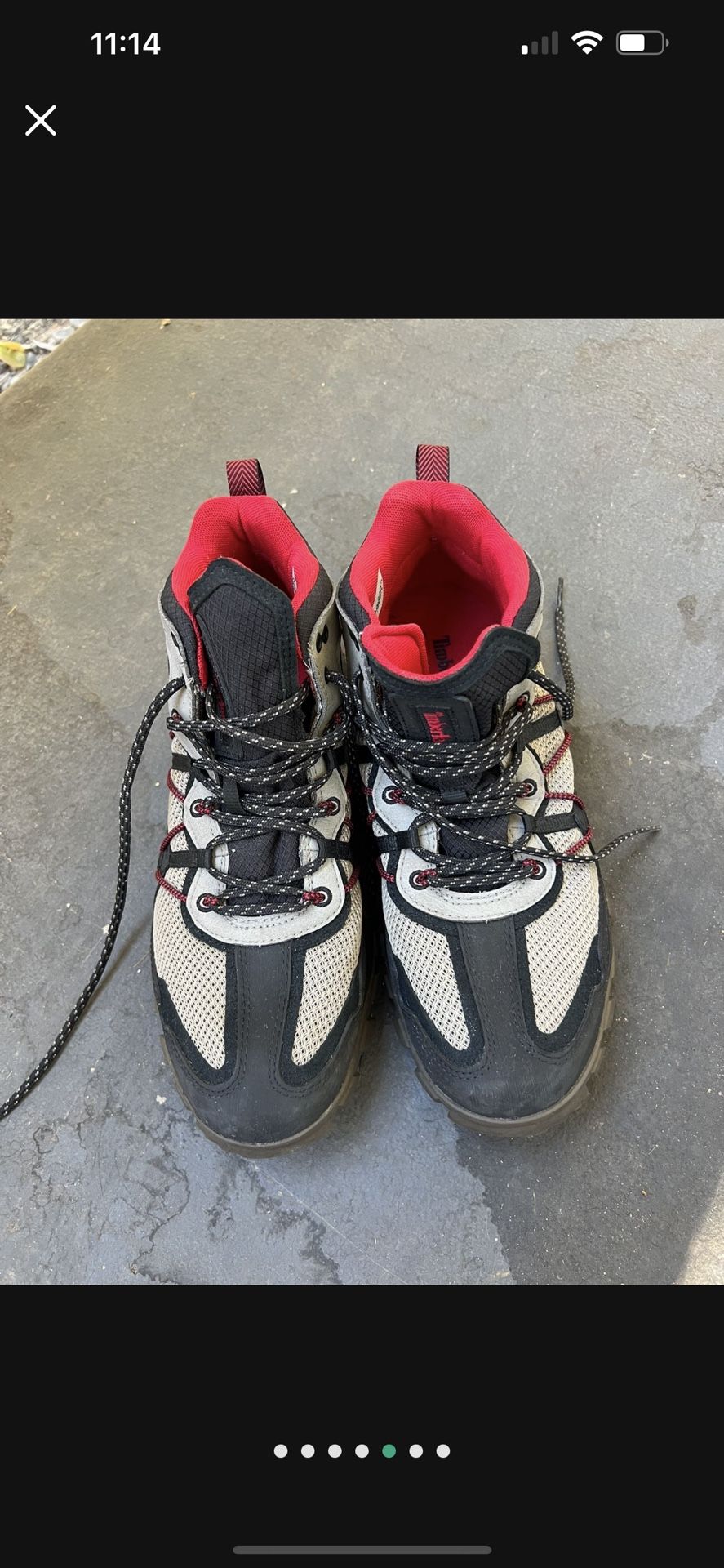 TIMBERLAND GARRISON TRAIL WATERPROOF MID HIKER BOOTS  !!size 10