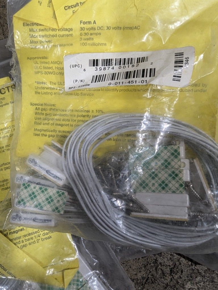 Honeywell MPS-45WG Security Magnetic Contacts