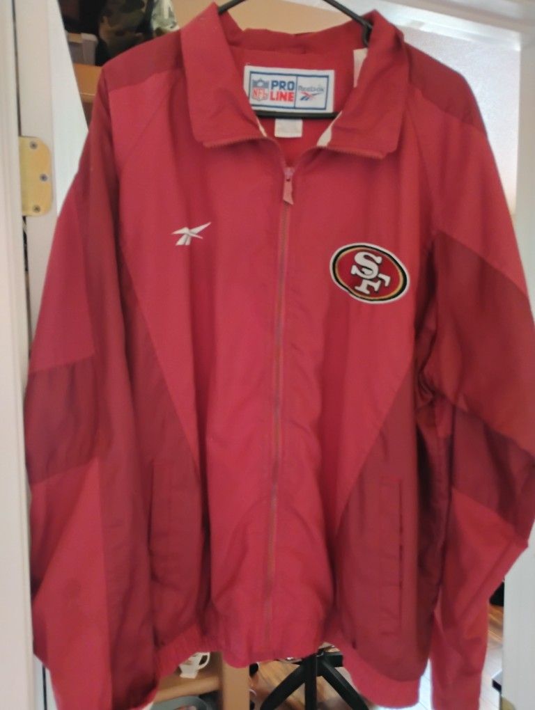 Vintage 90's 49ers Pro Line Jacket/Windbreaker