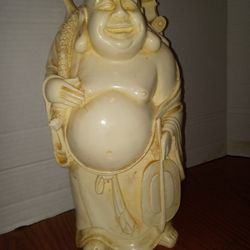 Beautiful Flawless Vintage Laughing Buddha Statue (Lucky) $125 Look Below 👇