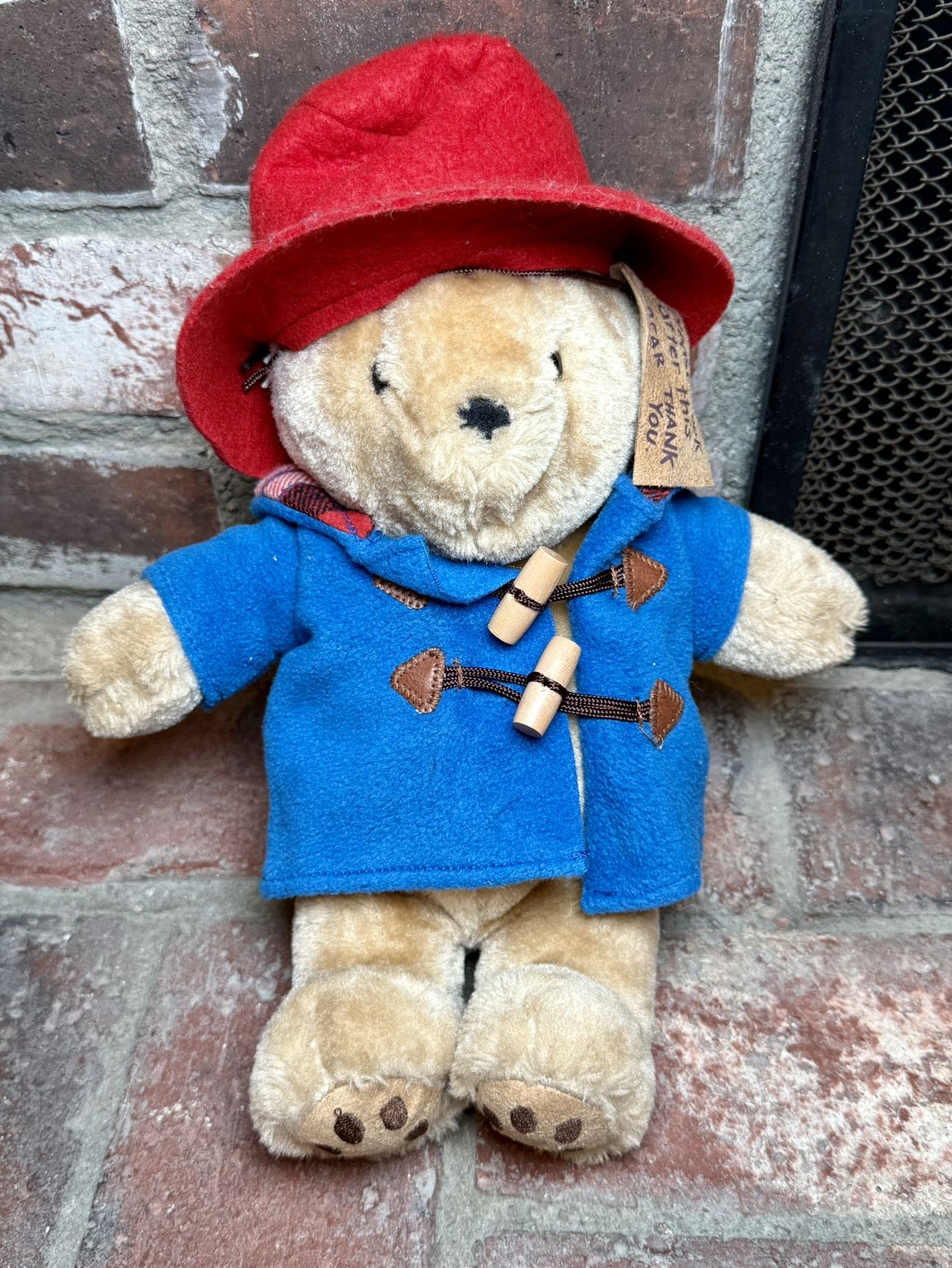 Paddington Bear Rainbow Designs Plush Stuffed Toy Red Hat