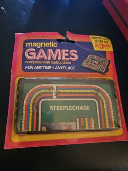 Magnetic games steeplechase