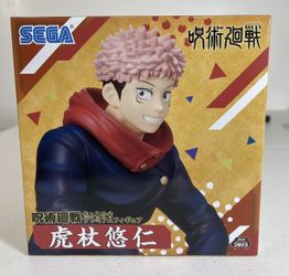 SEGA Jujutsu Kaisen Yuji Itadori  Premium Figure Chokonose Sitting NEW
