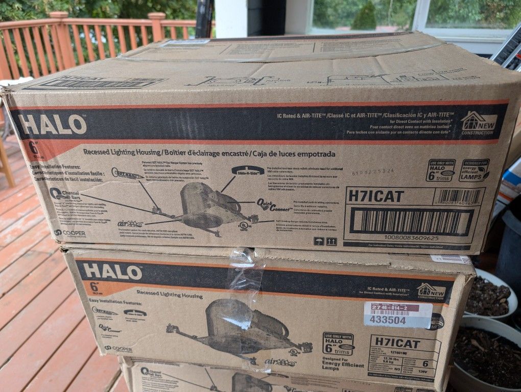 6" H71ICAT Recessed Lighting Housing (Box Of 6)