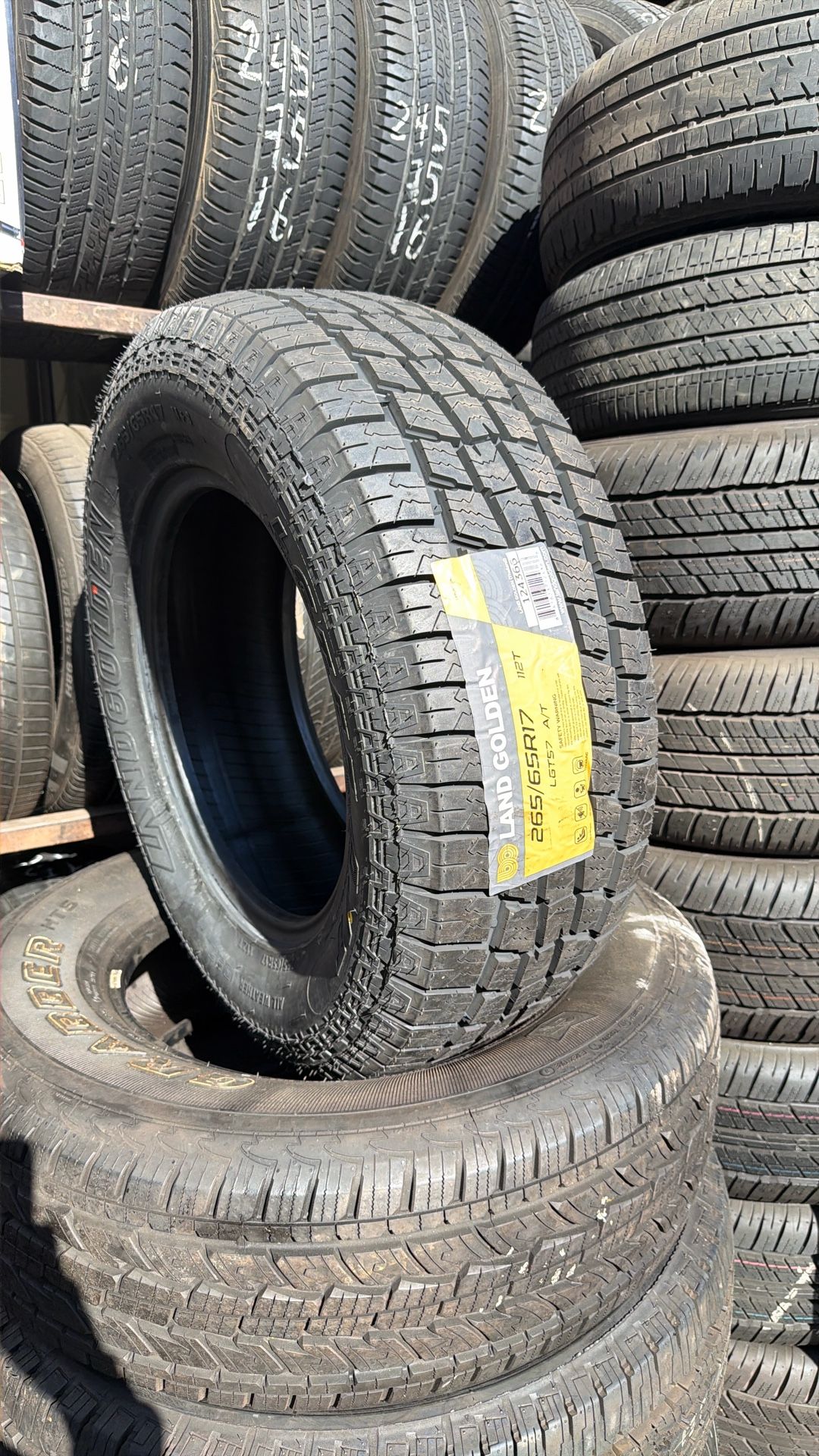 265/65/17 Land Golden All Terrain Tires 