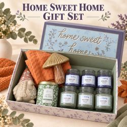 Home Sweet Home Gift Set with Candles