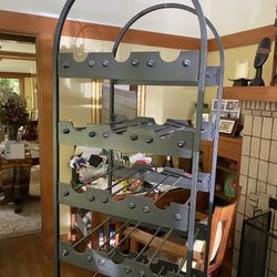 Cast iron wine rack – 36 bottles