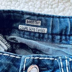 Jeans evases outlet