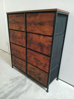 8 Drawer Fabric Dresser