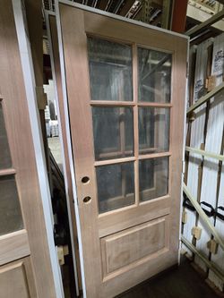 Mahogany Exterior Doors