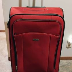 Samsonite Red Softside Spinner Luggage - Large Checked Bag (29" Tall)