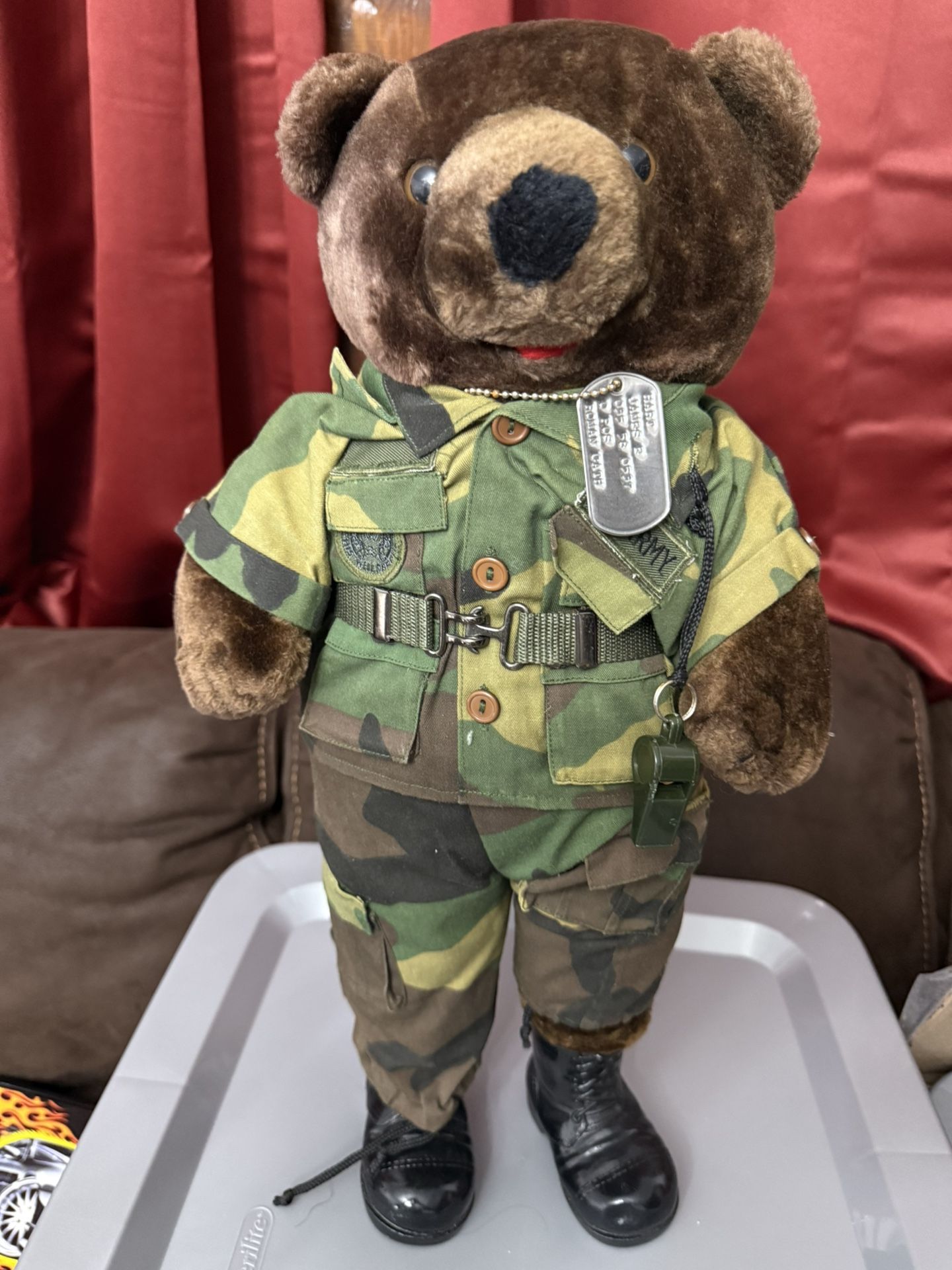 U.S. Army Bear Force of America 20 inch plush Retro Uniform
