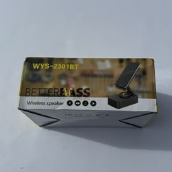 BetterBass WYS-2301BT Wireless Speaker.