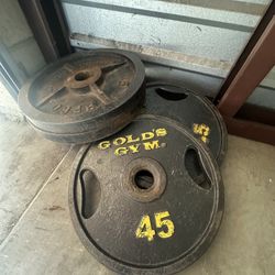 BFCO Olympic Barbell Size 45lb Weight Pair