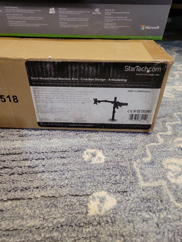 Star Tech Dual Monitor Arm 