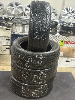 285/50/20 Used tires Versatyre good threads se of 4
