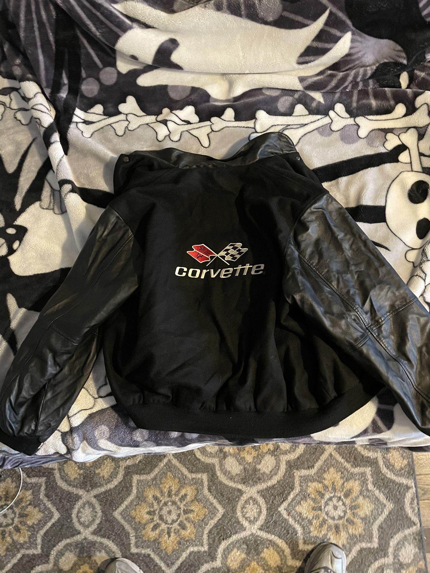 Corvette Leather Bomber Jacket