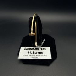 Cartier Inspired “Juste Un Clou Bracelet” 18k