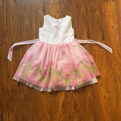 Beautiful Pink Dress For 6 Years Old - Size 6T