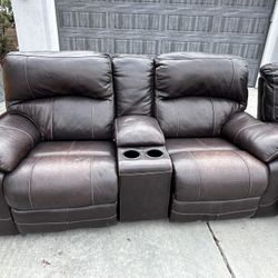 Leather Power Recliners