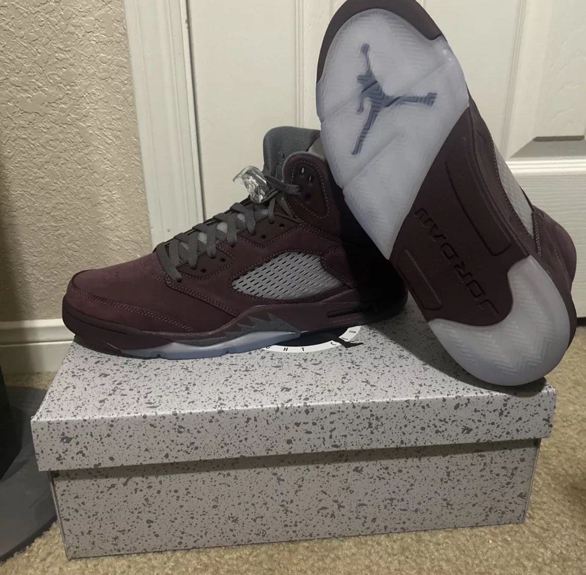Size 13 - Air Jordan 5 Retro 2023 Burgundy