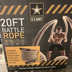 Battle Rope 20Ft.  + AB WHEEL
