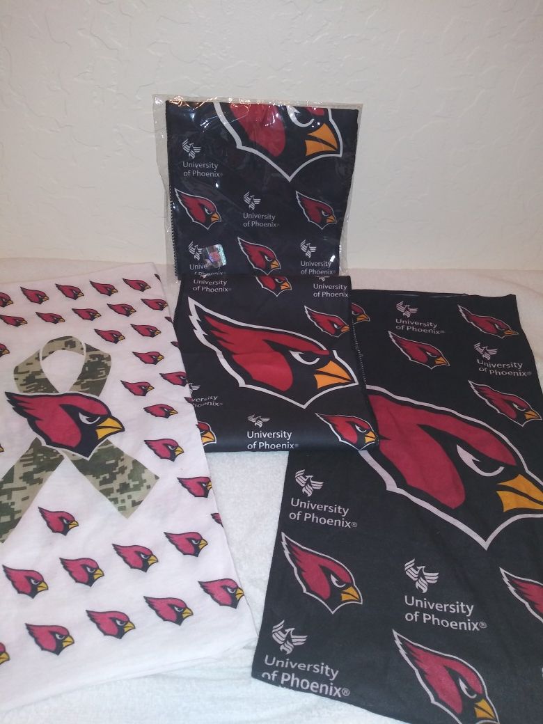 Arizona Cardinals Official Authentic Team Spirit Apparel Bandana (set of 4)