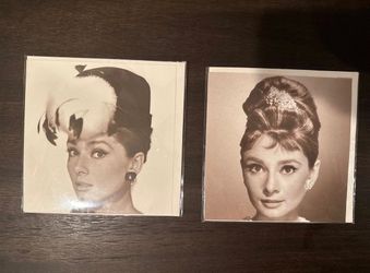 Vintage Audrey Hepburn Greeting Card from Movieland