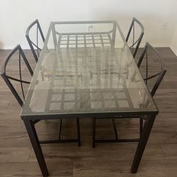 Dining Table With 4 Chairs