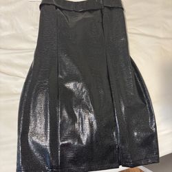 Fashion nova leather Mini Dress