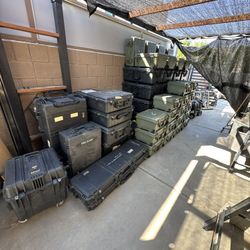 Various New/Used Pelican Cases for Sale