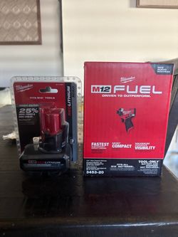 Milwaukee Impact & Battery 12 Volts