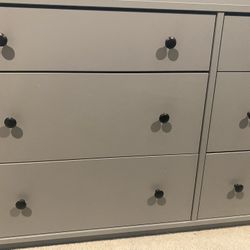 IKEA Gray 6 Drawer Dresser